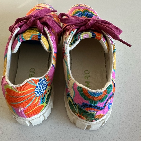 FARM Rio pink Full Garden platform sneaker sz 9 NEW - Picture 4 of 5